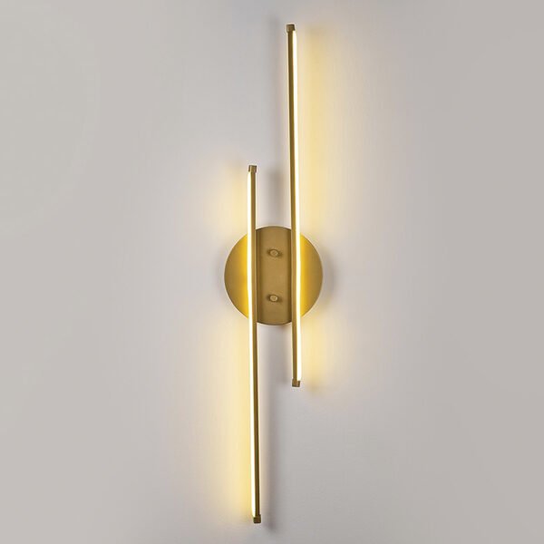 Φωτιστικό τοίχου-απλίκα Expedition House Genius LED 16W χρυσό 17x5x86εκ - Image 2
