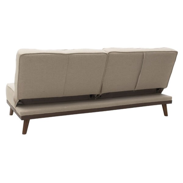 Καναπές - κρεβάτι Marco House Genius 3θέσιος με μπεζ ύφασμα 180x80x80εκ - Image 6