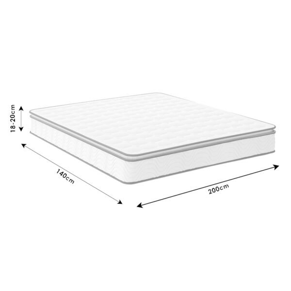 Στρώμα Perfecto House Genius Continuous springs μονής όψης ανώστρωμα 22-24cm 140x200εκ - Image 6