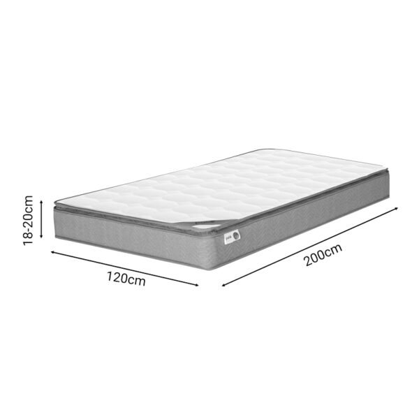 Στρώμα Perfecto House Genius Continuous springs μονής όψης ανώστρωμα 18-20cm 120x200εκ - Image 6