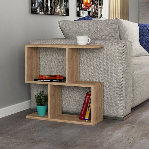 Βοηθητικό τραπέζι Homemania House Genius χρώμα φυσικό 60x20x60εκ - Image 2