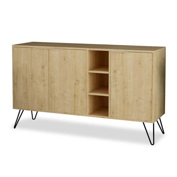 Μπουφές Clara House Genius χρώμα light oak 142x35.5x83εκ