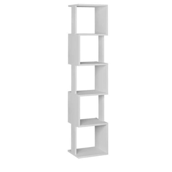 Βιβλιοθήκη - στήλη Piri House Genius λευκό μελαμίνης 35x30x161εκ