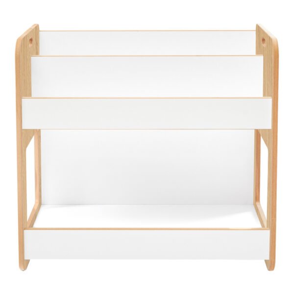 Ραφιέρα Dovere House Genius φυσικό-λευκό mdf 56x34x55εκ - Image 3