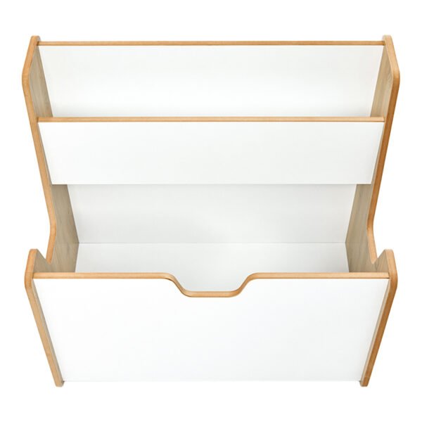 Ραφιέρα Crane House Genius φυσικό-λευκό mdf 57x34x55εκ - Image 4