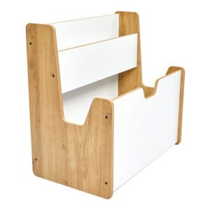 Ραφιέρα Crane House Genius φυσικό-λευκό mdf 57x34x55εκ