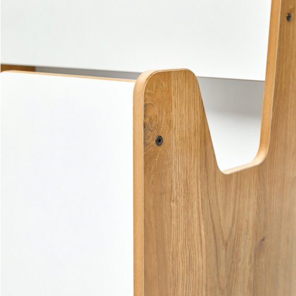 Ραφιέρα Crane House Genius φυσικό-λευκό mdf 57x34x55εκ - Image 6