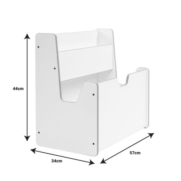 Ραφιέρα Crane House Genius λευκό mdf 57x34x55εκ - Image 3
