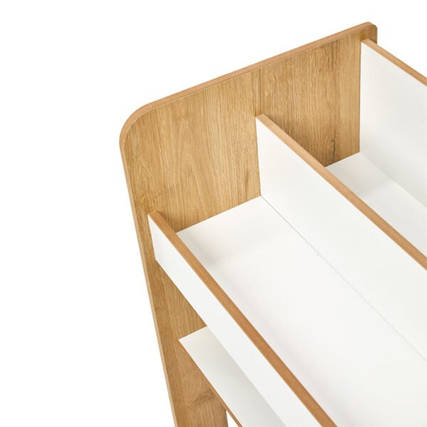 Ραφιέρα Seagull House Genius φυσικό-λευκό mdf 57x34x70εκ - Image 5