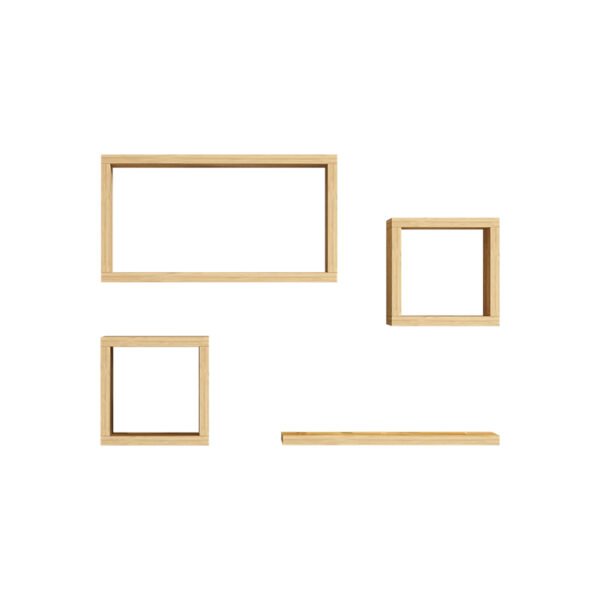 Ραφιέρα Babine House Genius μελαμίνη σε oak απόχρωση 84x15x44εκ - Image 3