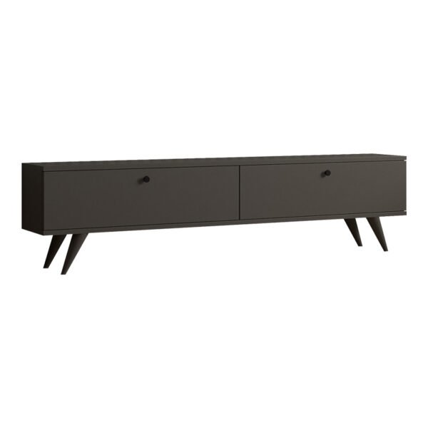 Έπιπλο τηλεόρασης Jate House Genius σε ανθρακί απόχρωση 160x25x40εκ