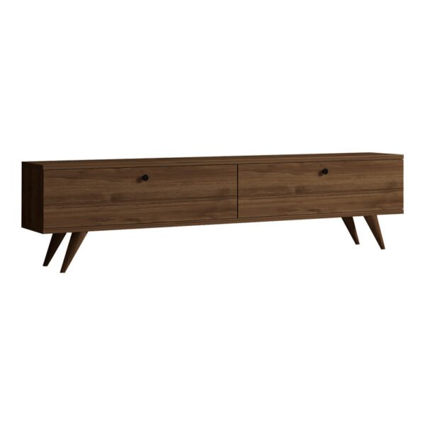 Έπιπλο τηλεόρασης Jate House Genius σε καρυδί απόχρωση 160x25x40εκ