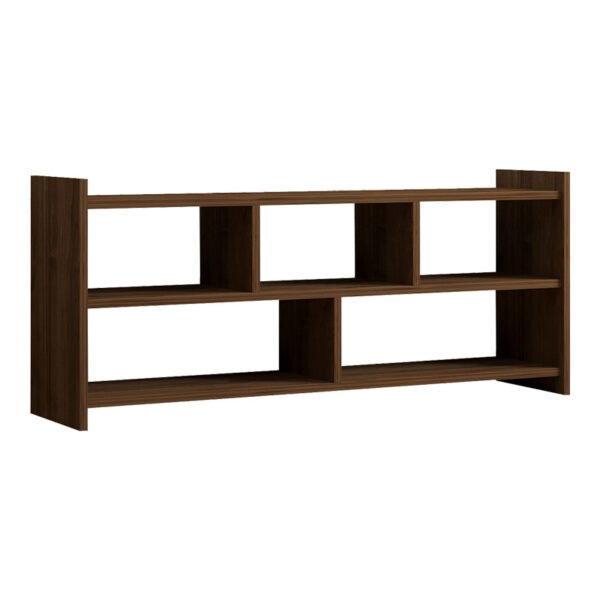 Έπιπλο τηλεόρασης Kapri House Genius σε καρυδί απόχρωση 120x28x55εκ