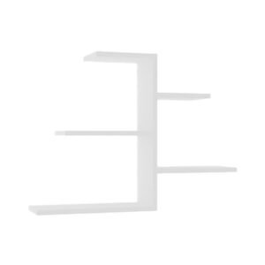 Ραφιέρα τοίχου Callum House Genius σε λευκή απόχρωση 82.2x19,6x48εκ