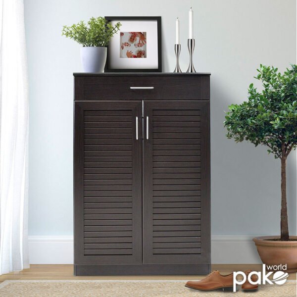 Παπουτσοθήκη-ντουλάπι SANTE House Genius 20 ζεύγων χρώμα wenge 80x37x123εκ - Image 2