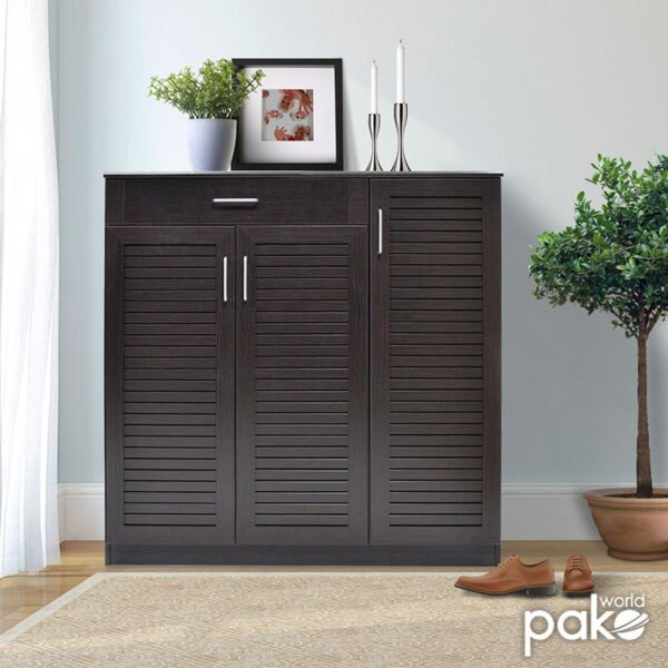 Παπουτσοθήκη-ντουλάπι SANTE House Genius 30 ζεύγων χρώμα wenge 120x37x123εκ - Image 2