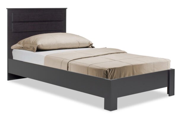 Κρεβάτι μονό OLYMPUS House Genius σε χρώμα wenge 100x200εκ