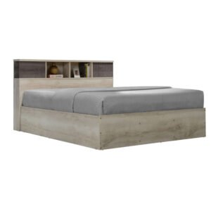 Κρεβάτι OLYMPUS House Genius σε χρώμα castilo oak 140x200εκ