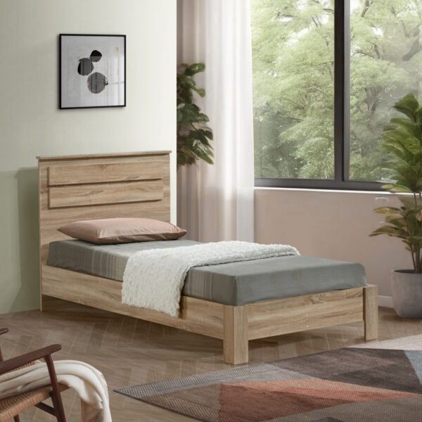 Κρεβάτι OLYMPUS House Genius σε sonoma απόχρωση 100x200εκ - Image 2