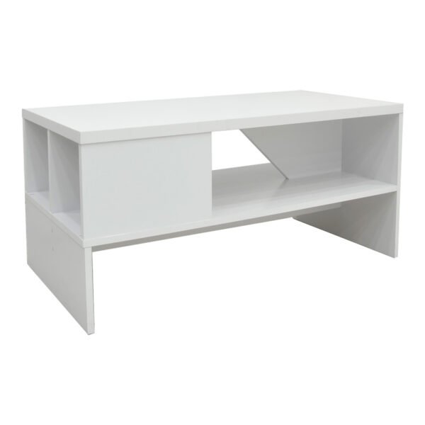 Τραπέζι σαλονιού Naya House Genius σε λευκή απόχρωση 93x46x43εκ