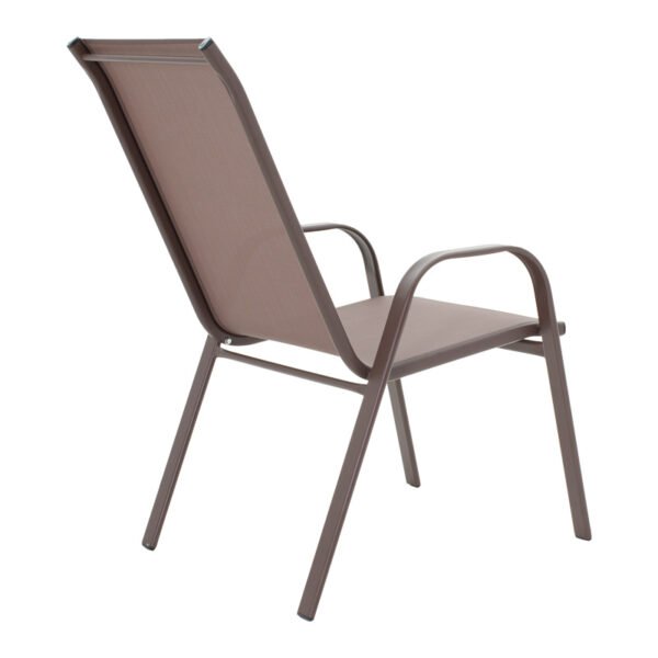 Τραπεζαρία Vergo-Calan House Genius σετ 3τεμ καφέ μέταλλο Φ60x70εκ - Image 3