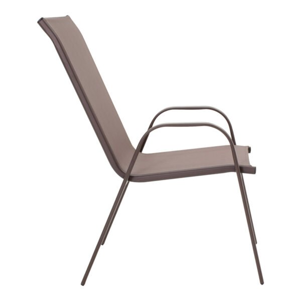 Τραπεζαρία Vergo-Calan House Genius σετ 3τεμ καφέ μέταλλο Φ60x70εκ - Image 4