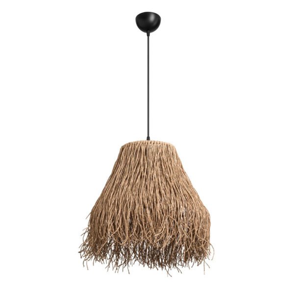 Φωτιστικό οροφής μονόφωτο PWL-1126 House Genius Ε27 καφέ Φ36.5x40εκ