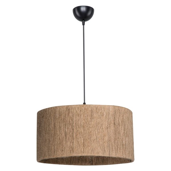 Φωτιστικό οροφής μονόφωτο PWL-1184 House Genius Ε27 καφέ Φ40x20εκ