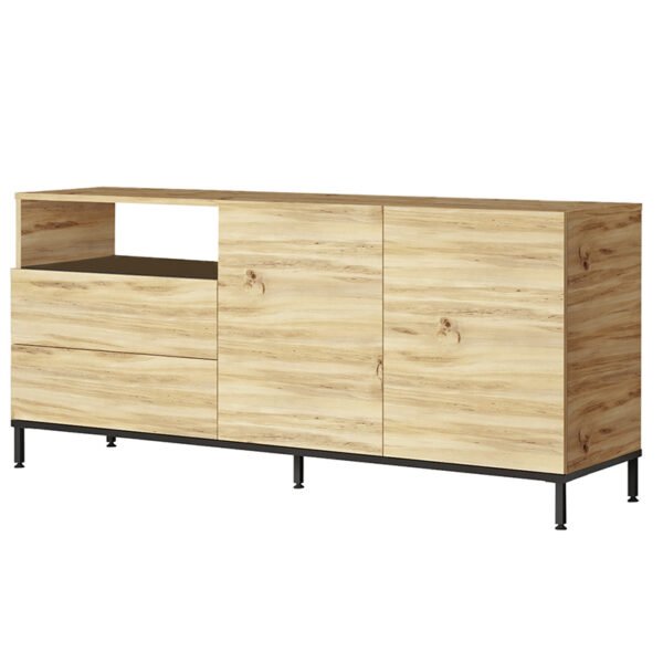 Μπουφές Evaluate House Genius sonoma-wenge 170x46.5x75.5εκ