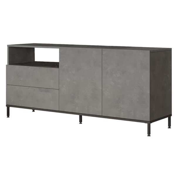 Μπουφές Evaluate House Genius ανθρακί antique-wenge 170x46.5x75.5εκ