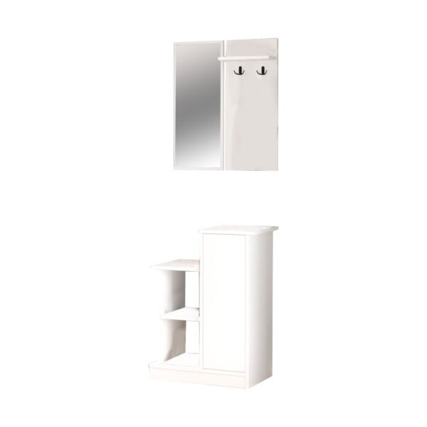 Έπιπλο εισόδου Wizbo House Genius μελαμίνης λευκό 61x37x82.5εκ