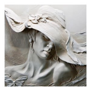 Πίνακας σε καμβά Gracy House Genius ψηφιακής εκτύπωσης 50x1.8x50εκ