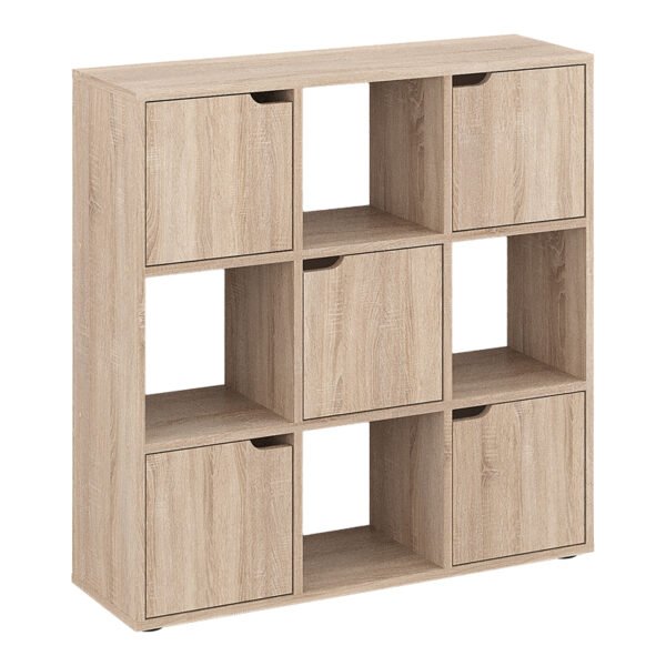 Βιβλιοθήκη Bookel House Genius σε sonoma απόχρωση 88.5x27.5x89.3εκ