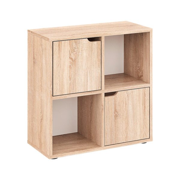 Βιβλιοθήκη Bookel House Genius σε sonoma απόχρωση 59.6x27.5x60.4εκ