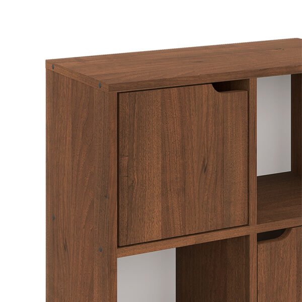 Βιβλιοθήκη Bookel House Genius σε καρυδί απόχρωση 59.6x27.5x60.4εκ - Image 4