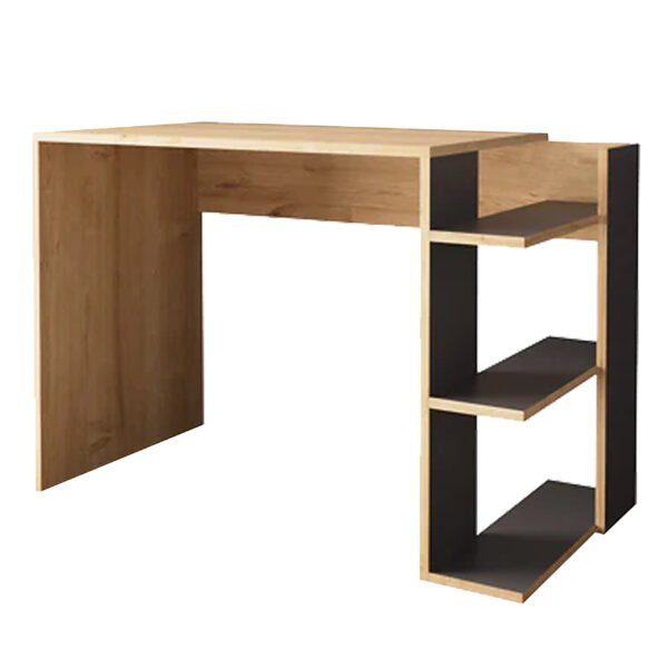 Γραφείο εργασίας Toska House Genius σε oak- ανθρακί απόχρωση 114x56x76εκ