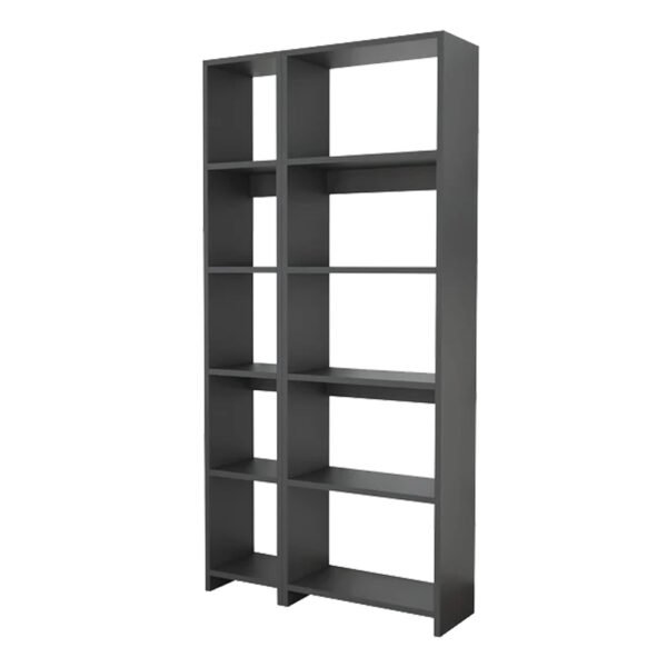 Βιβλιοθήκη Alkathi House Genius σε ανθρακί απόχρωση 77x22x160εκ
