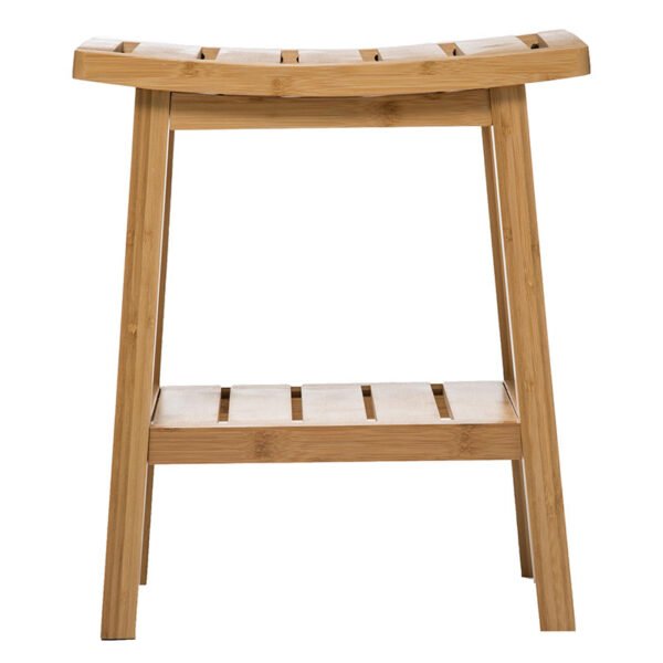 Σκαμπό Dael House Genius μπαμπού χρώμα φυσικό 39.5x25x46εκ - Image 2