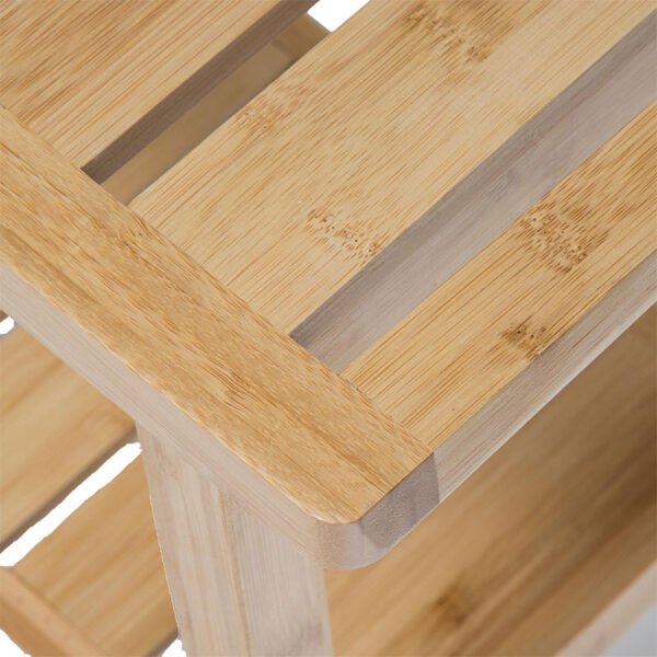 Σκαμπό Dael House Genius μπαμπού χρώμα φυσικό 39.5x25x46εκ - Image 3