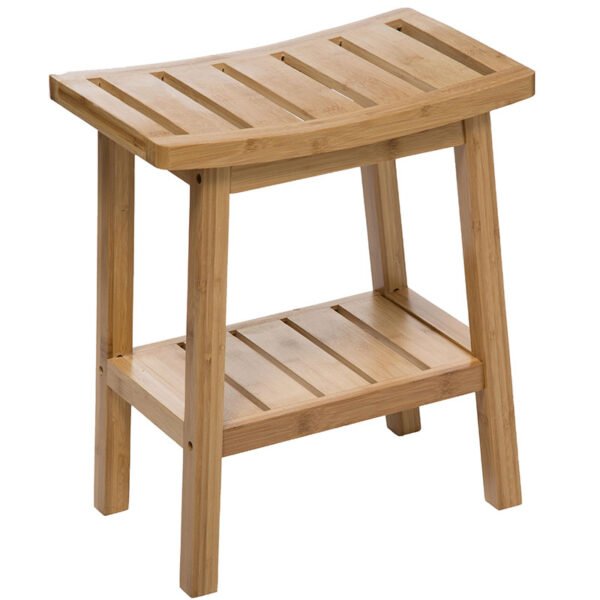 Σκαμπό Dael House Genius μπαμπού χρώμα φυσικό 39.5x25x46εκ