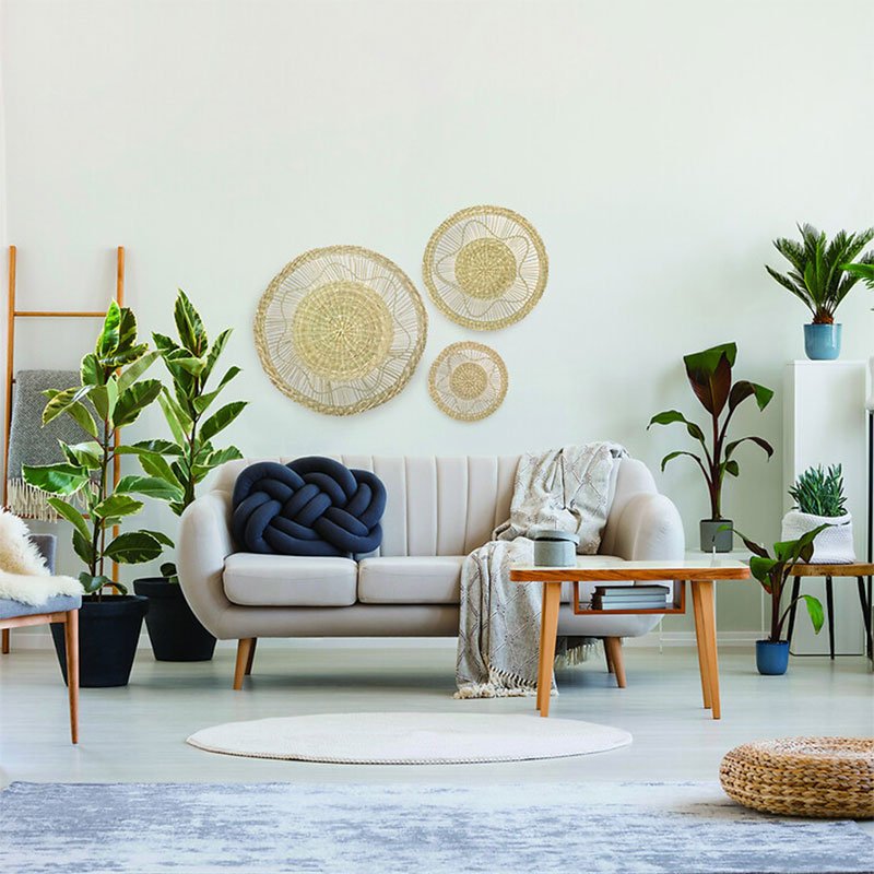 Διακοσμητικό τοίχου Lela House Genius σετ 3 τεμαχίων φυσικό - Image 2