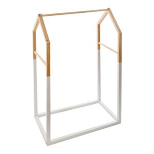 Παιδική κρεμάστρα Holen House Genius ξύλο πεύκου σε φυσική με λευκή απόχρωση 60x37x100εκ