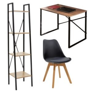 Φοιτητικό πακέτο επίπλων γραφείου Zayin-Ramon-Gaston I House Genius σετ 3 τμχ