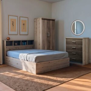 Φοιτητικό πακέτο επίπλων κρεβατοκάμαρας Shade House Genius σετ 3τεμ