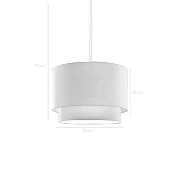 Φωτιστικό οροφής Fersa House Genius σε κρεμ απόχρωση Φ30x20εκ - Image 2
