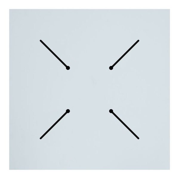 Επιφάνεια τραπεζιού Fervor House Genius HPL ivory 70x70εκ πάχους 12mm - Image 2