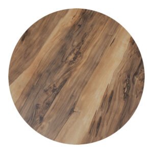 Επιφάνεια τραπεζιού Noble House Genius HPL καρυδί Φ60εκ πάχους 12mm