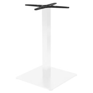 Βάση τραπεζιού bar Stofan House Genius μεταλλική λευκή-μαύρη 45x45x108εκ