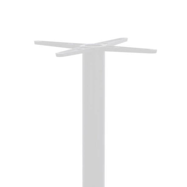 Βάση τραπεζιού bar Closet House Genius μεταλλική λευκή-μαύρη Φ40x108εκ - Image 2