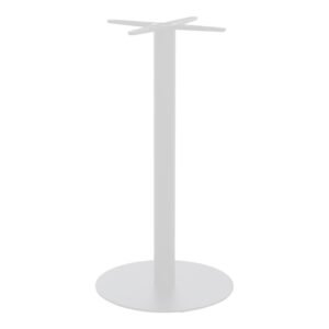 Βάση τραπεζιού bar Closet House Genius μεταλλική λευκή-μαύρη Φ40x108εκ